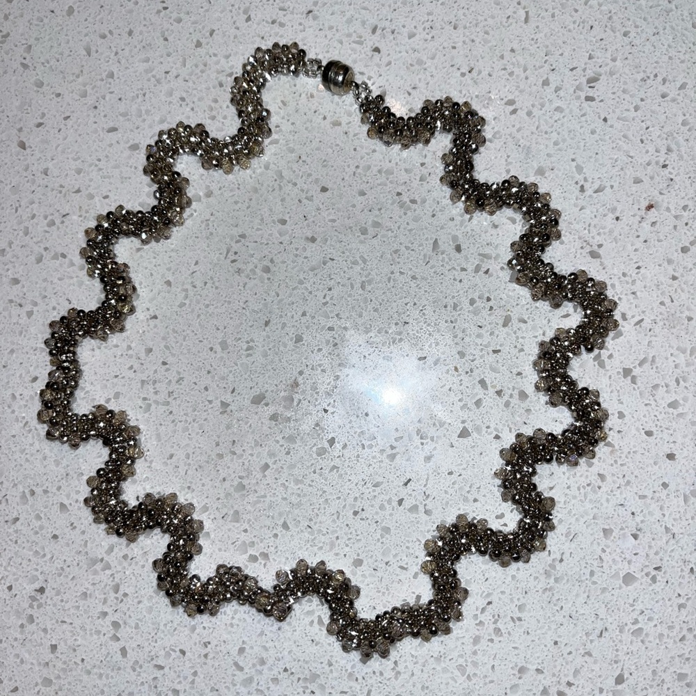 Handmade French Beaded Choker
